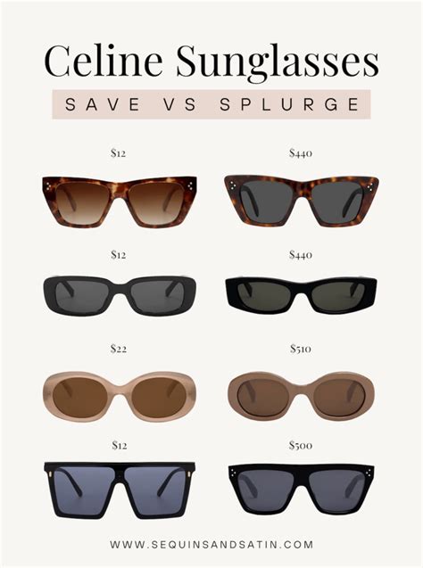 celine sunglass dupe amazon|ysl blaze sunglasses dupe.